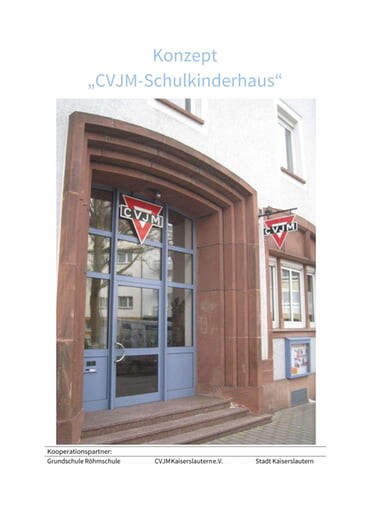 Konzept CVJM-Schulkinderhaus